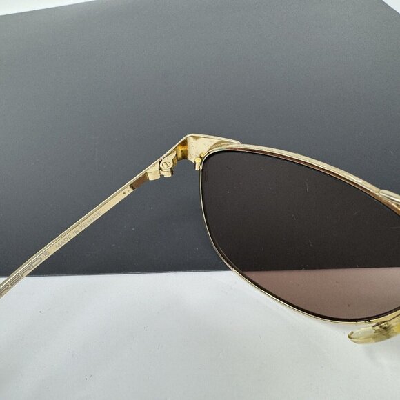 Vintage Girard 3530 Gold Pilot Metal Sunglasses France main image 12